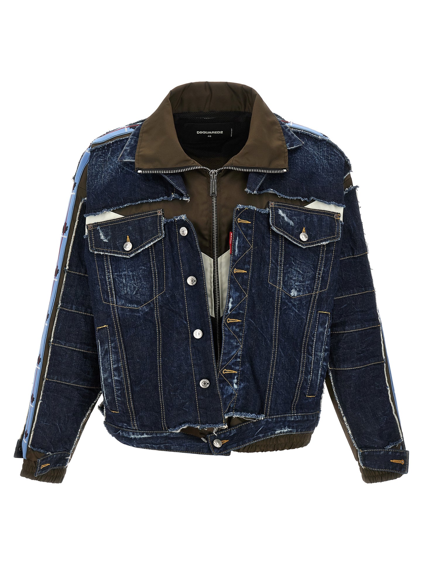 Dsquared² Blue Cotton Denim Jacket