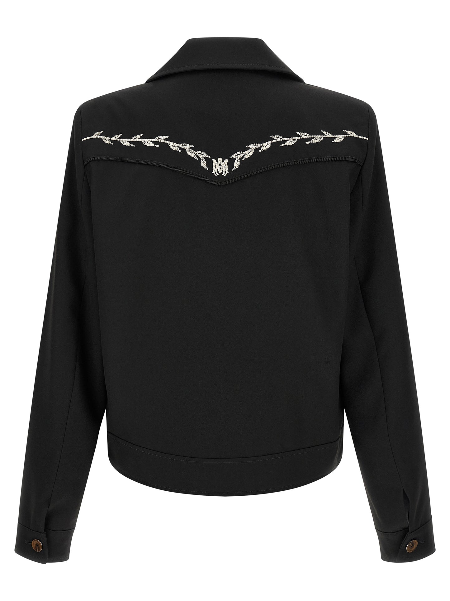 Amiri Black Polyester Full-Length Jacket