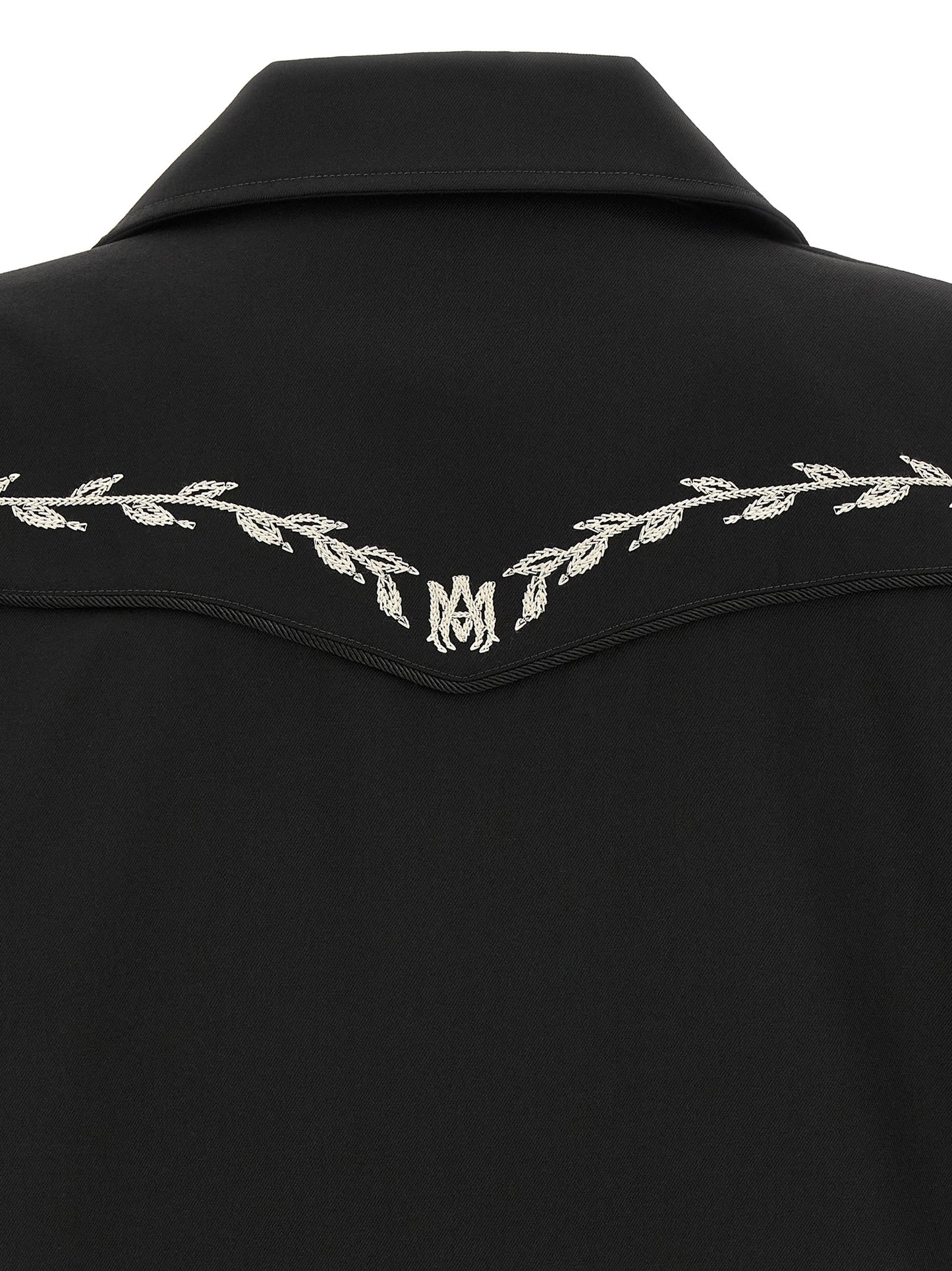 Amiri Black Polyester Full-Length Jacket
