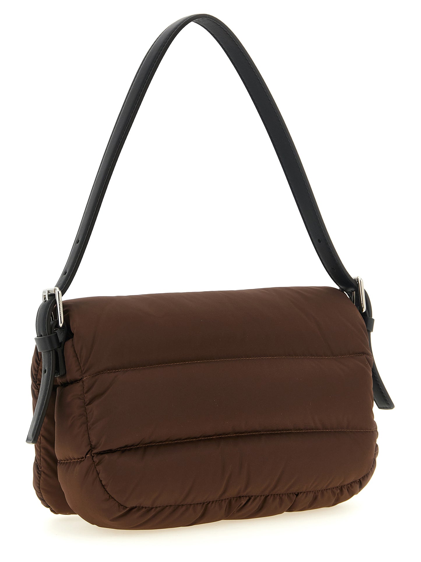 Moncler Brown Polyamide Shoulder Bag