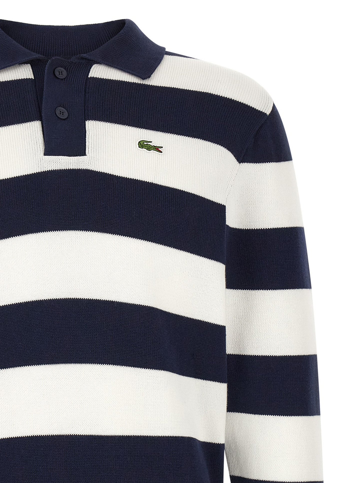 Lacoste White Cotton Cardigan