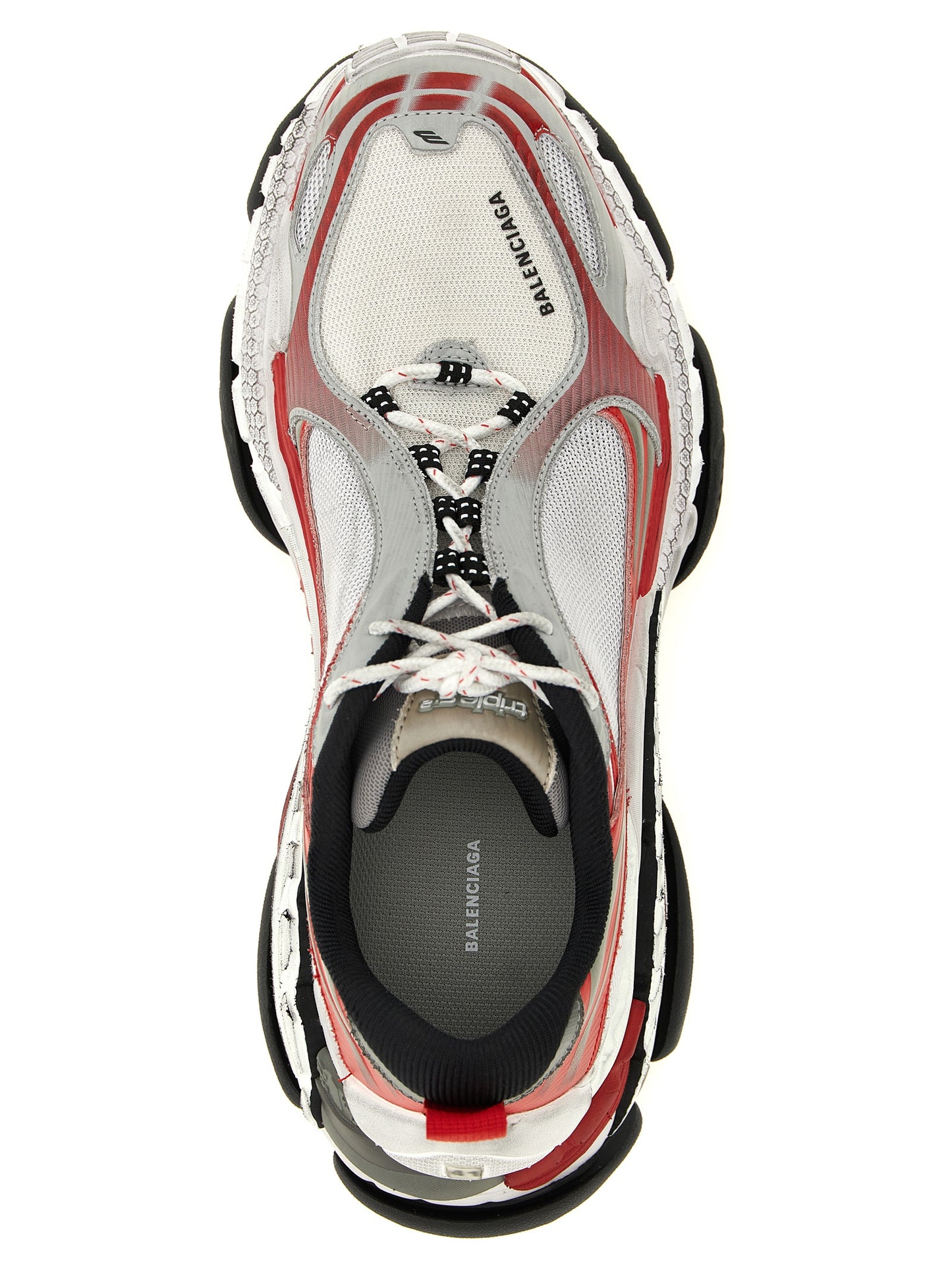 Balenciaga White Polyethylene Athletic Sneakers