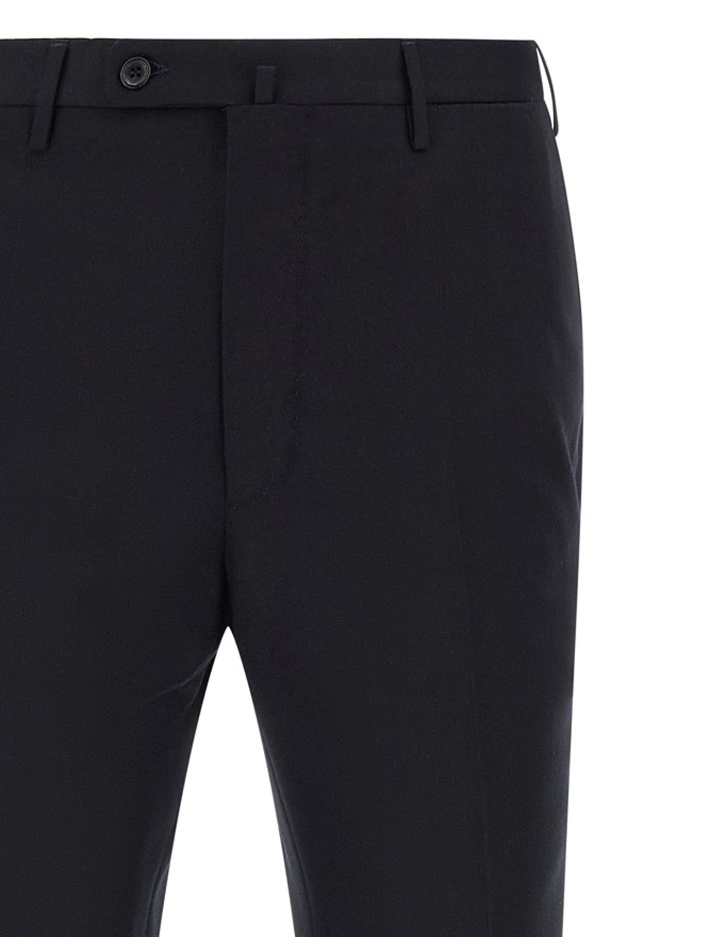 Incotex Blue Virgin Wool Dress Pants