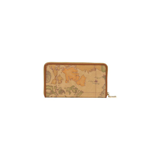 Alviero Martini Prima Classe Beige Leather Wallet