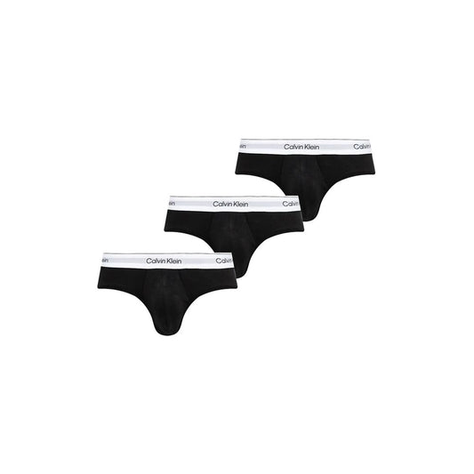 Calvin Klein Underwear Black And White Cotton Briefs