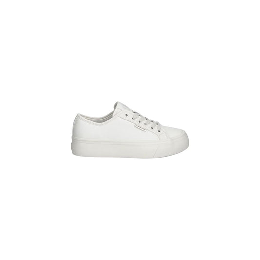 Calvin Klein Jeans White Leather Sneakers