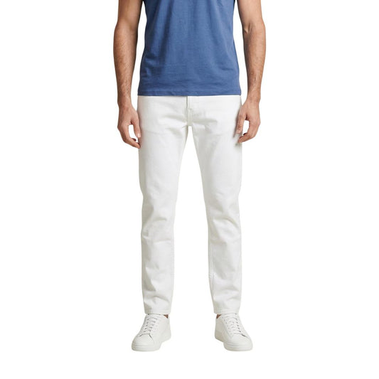 Calvin Klein Jeans White Cotton Skinny Jeans