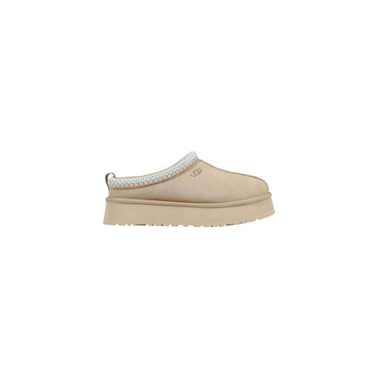 UGG Beige Suede Leather Slippers