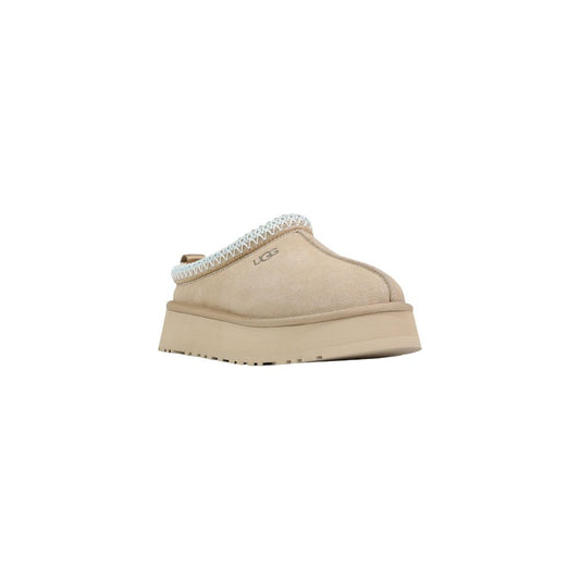 UGG Beige Suede Leather Slippers