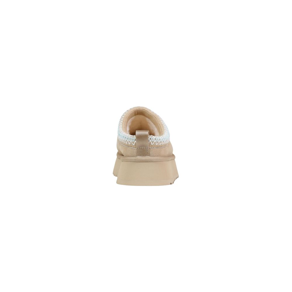 UGG Beige Suede Leather Slippers