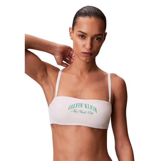Calvin Klein Underwear Beige Cotton Bra