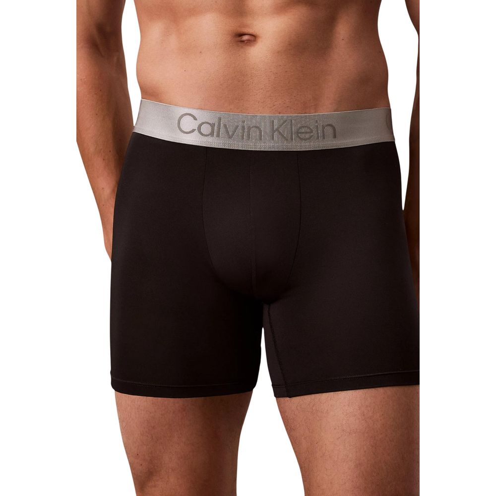 Calvin Klein Underwear Black And White Recycled Polyester Boxers