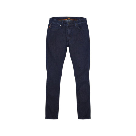 Hugo Boss Blue Cotton Skinny Jeans