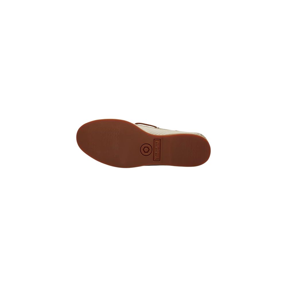 Timberland Beige Leather Platform Pumps