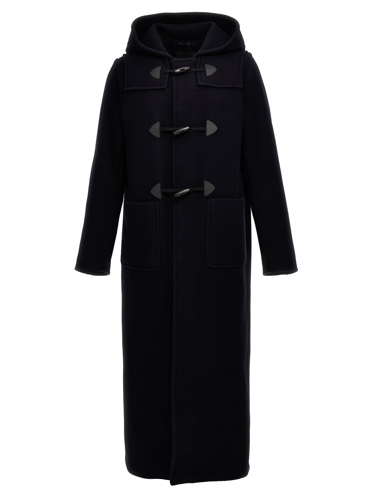 Prada Blue Wool Coat