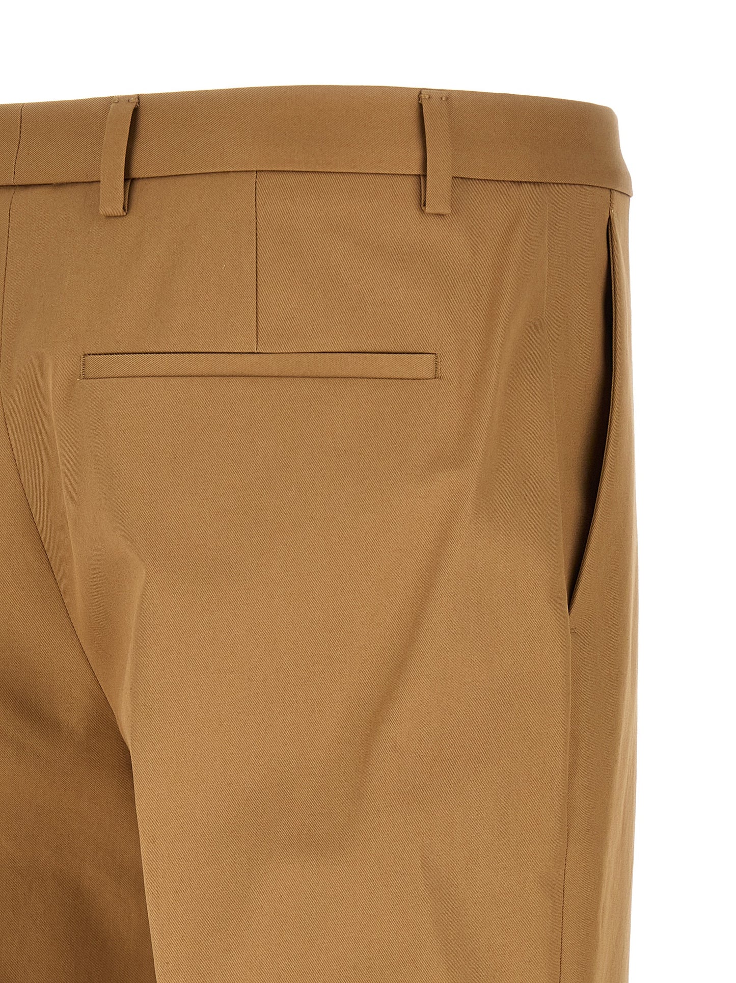 Gucci Beige Cotton Casual Pants