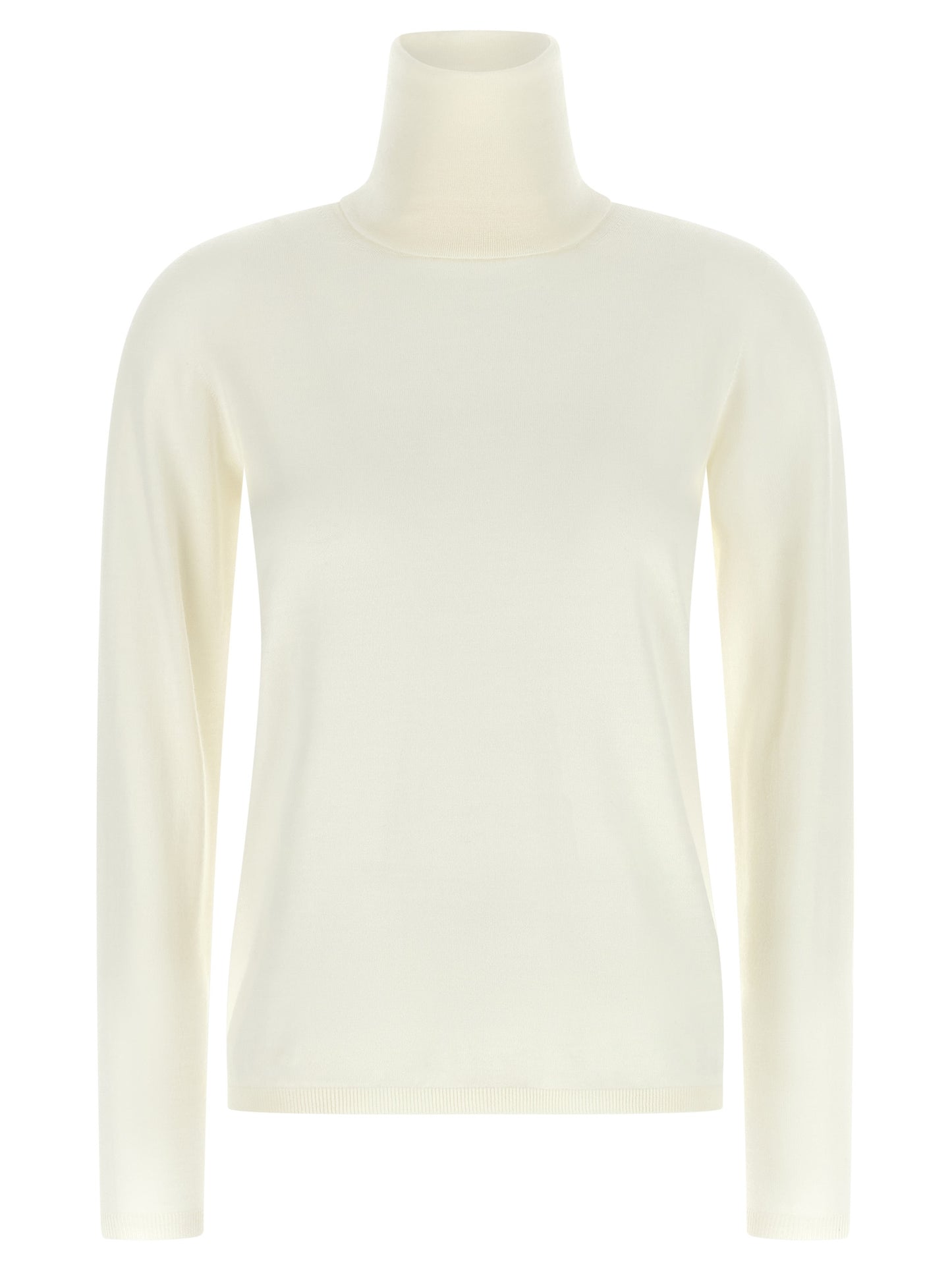 Max Mara White Virgin Wool Cardigan