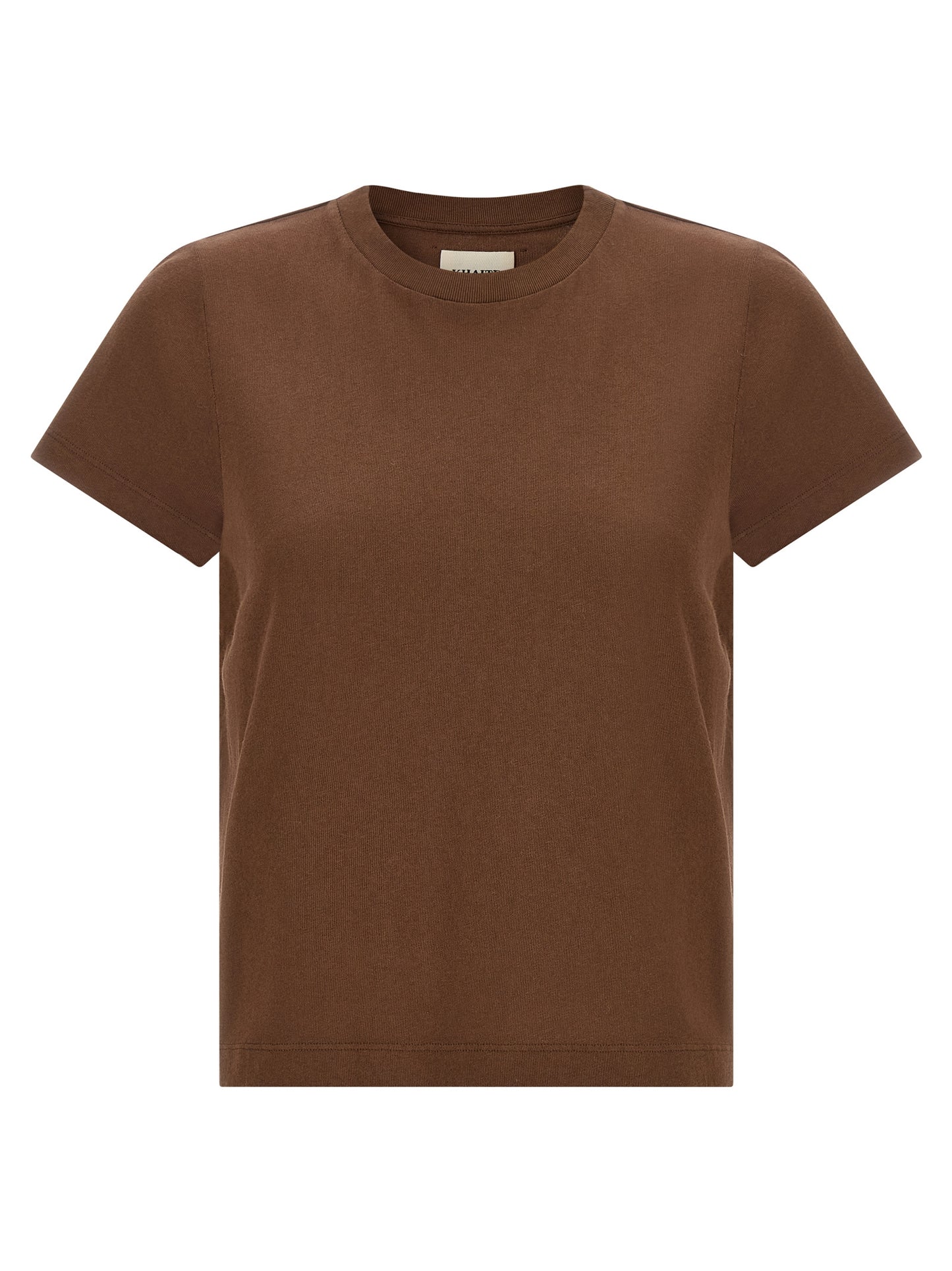 Khaite Brown Cotton T-Shirt