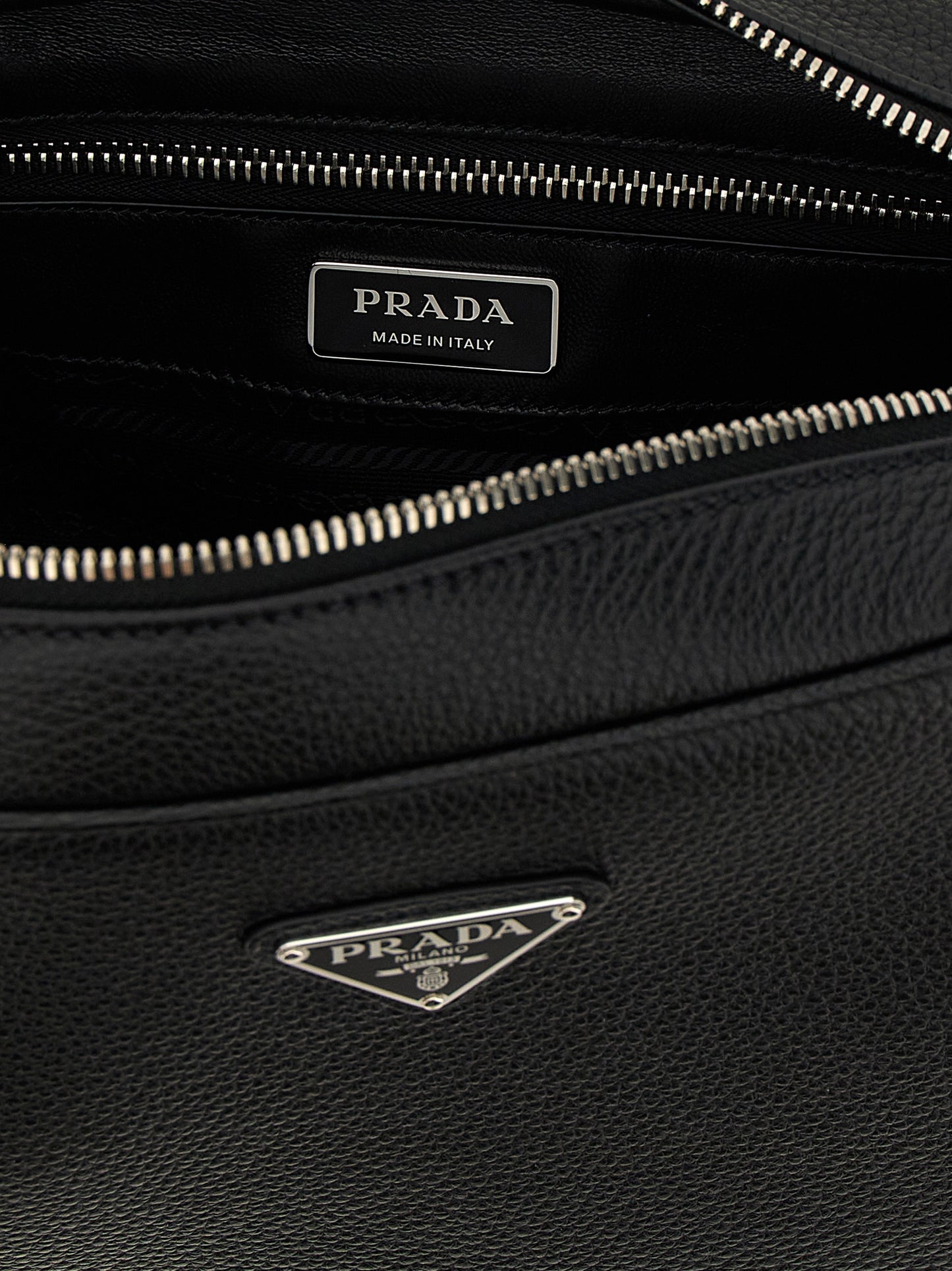 Prada Black Calfskin Crossbody Bag