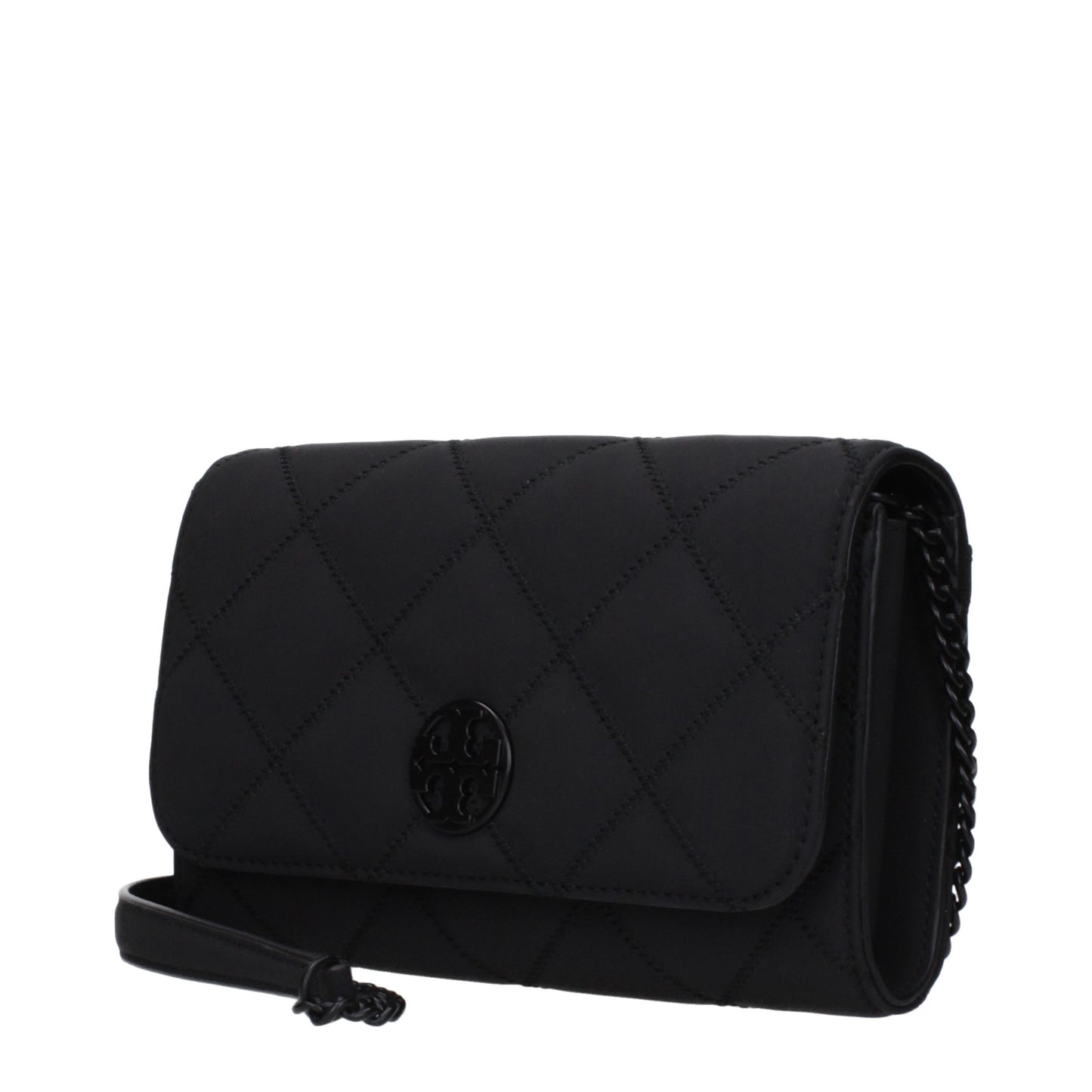 Tory Burch Black Leather Clutch Bag