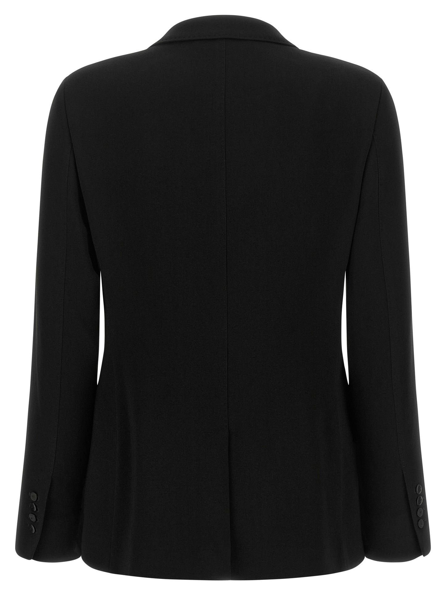 Alberto Biani Black Triacetate Blazer