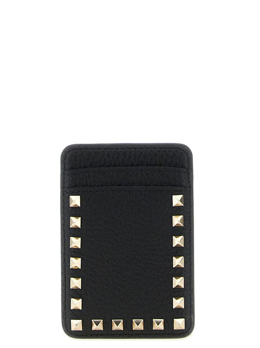 Valentino Garavani Black Calfskin Cardholder