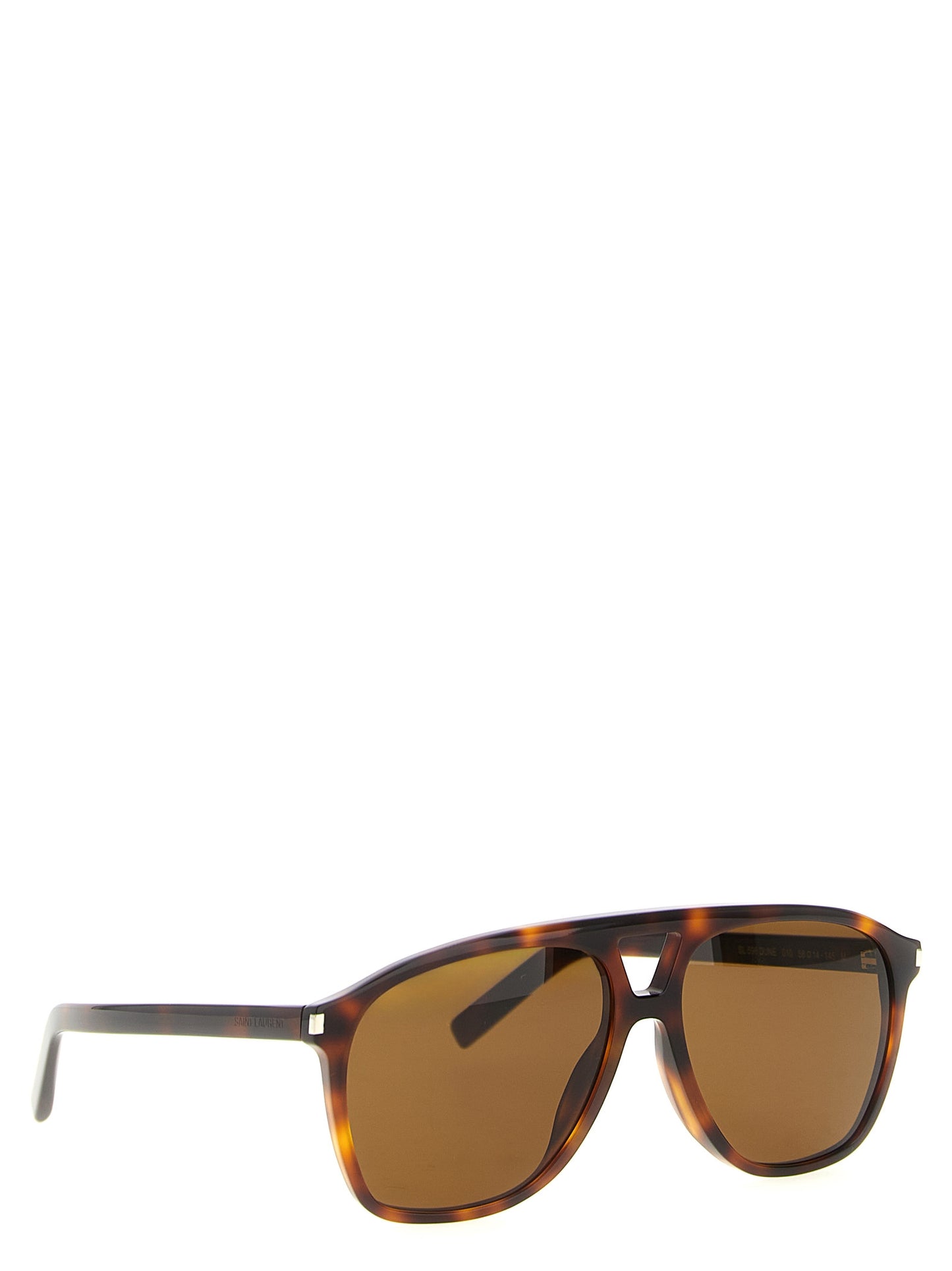 Saint Laurent Brown Acetate Sunglasses