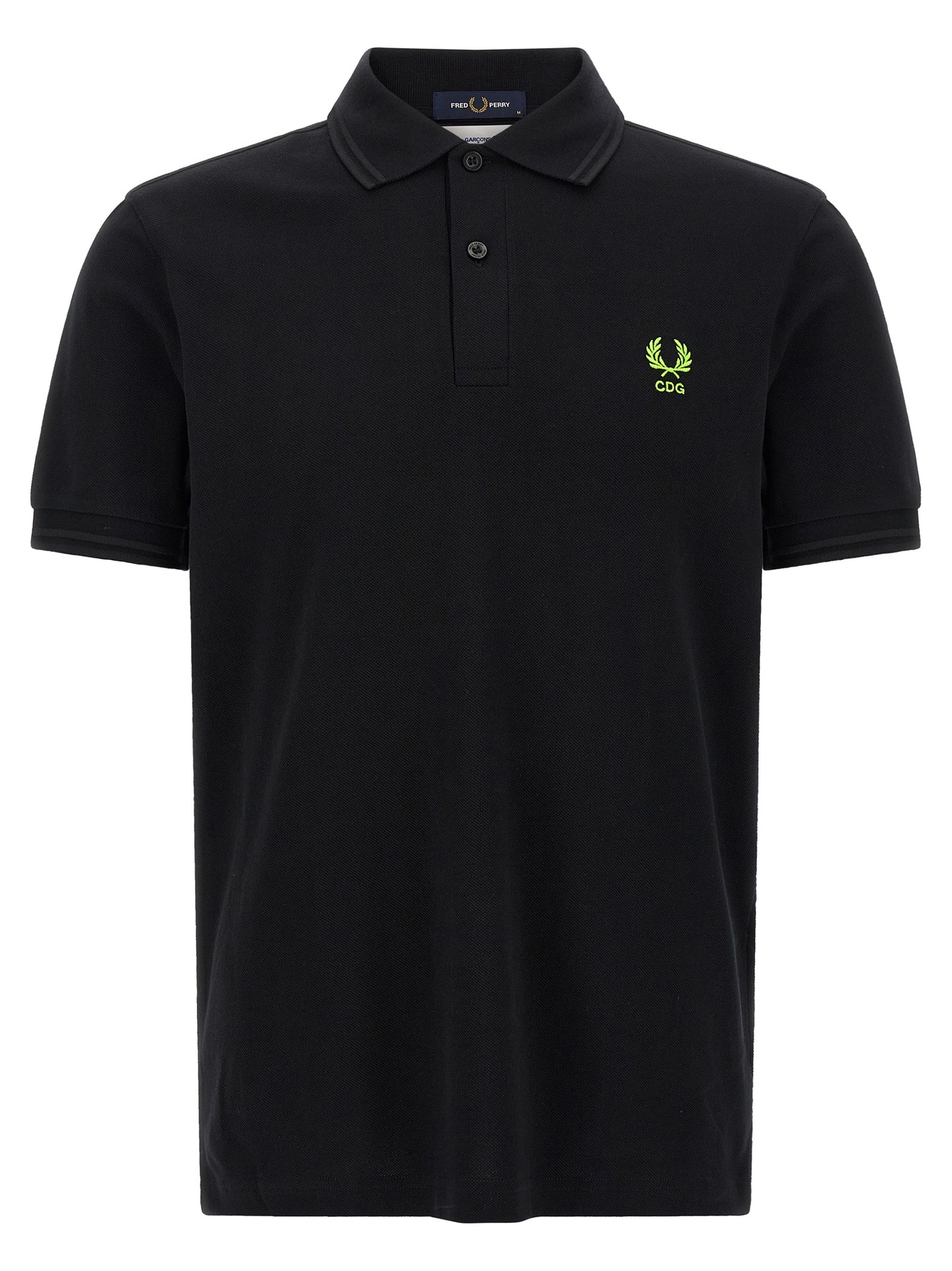 Comme Des Garçons Bicolor Cotton Polo Shirt