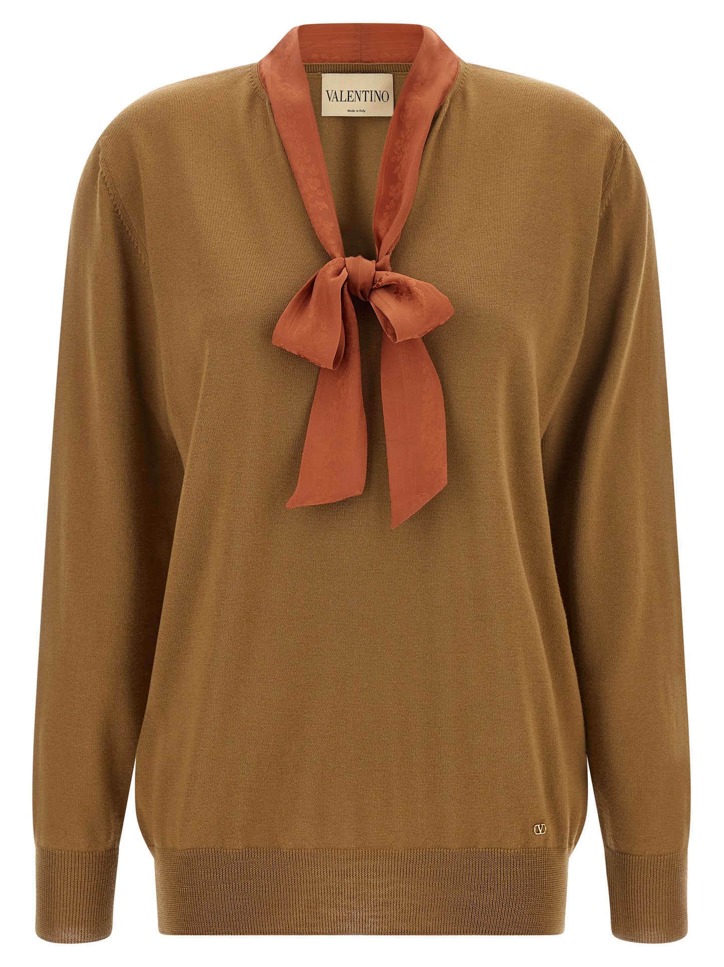 Valentino Garavani Brown Cashmere Cardigan