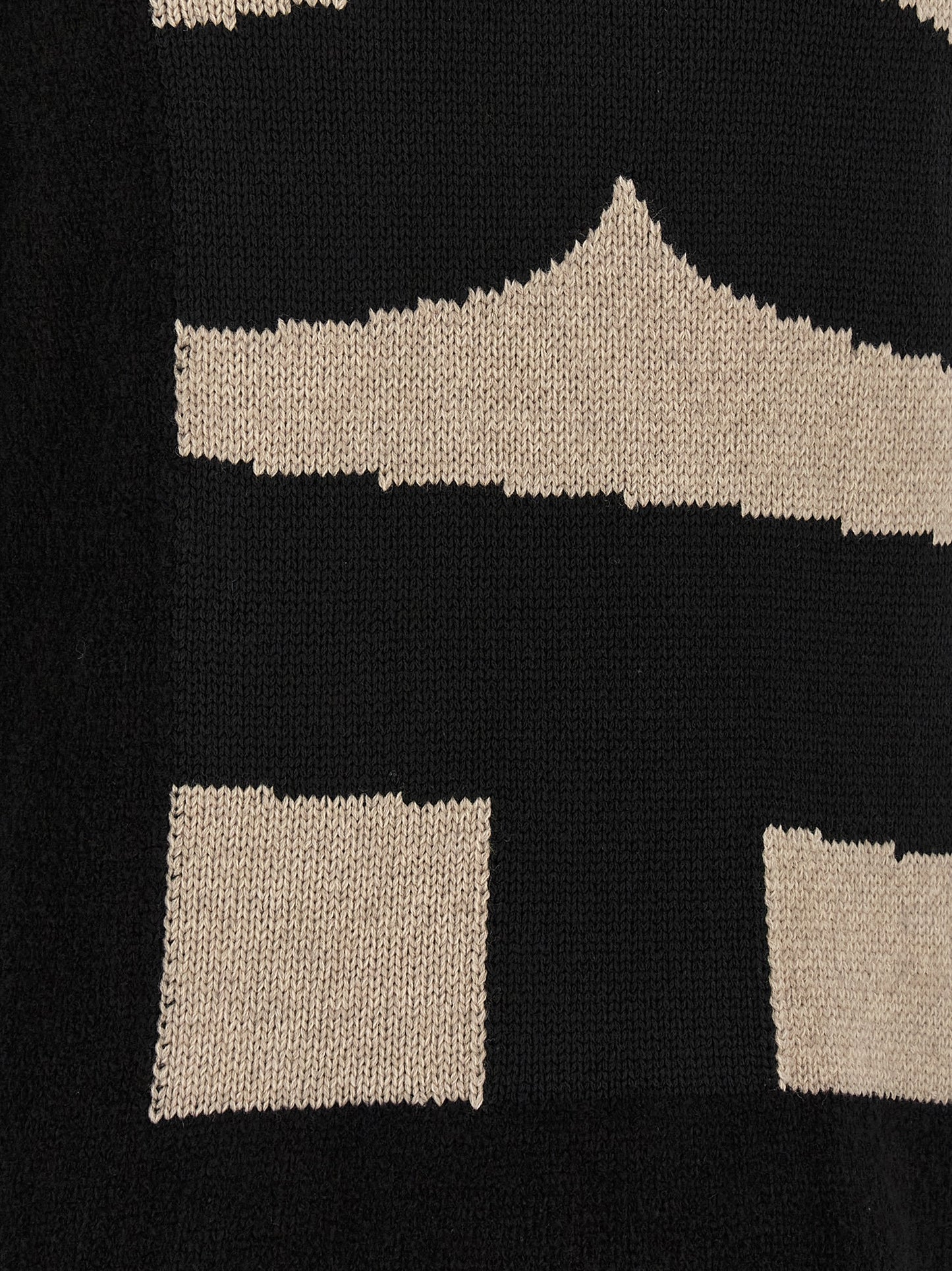 Comme Des Garçons Black Polyester Cardigan