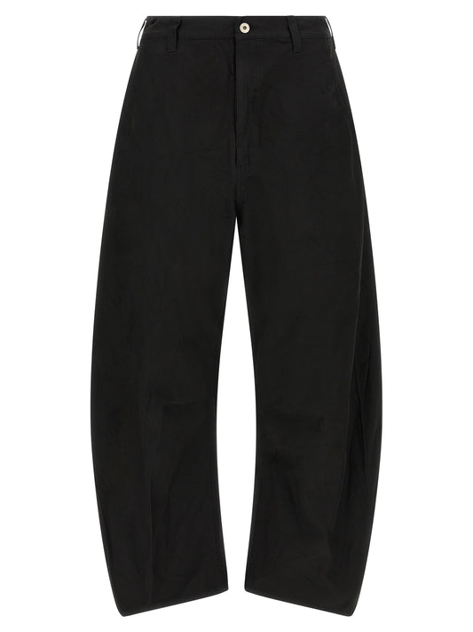 Comme Des Garçons Black Polyester Casual Pants