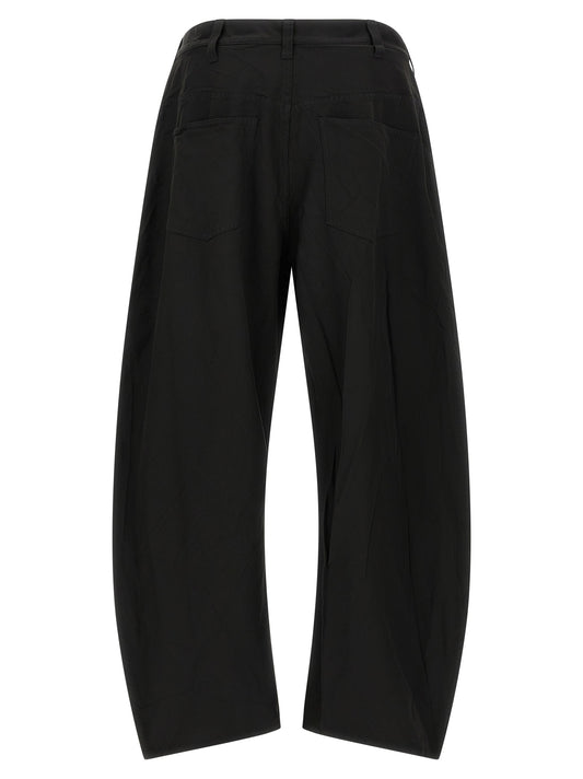 Comme Des Garçons Black Polyester Casual Pants