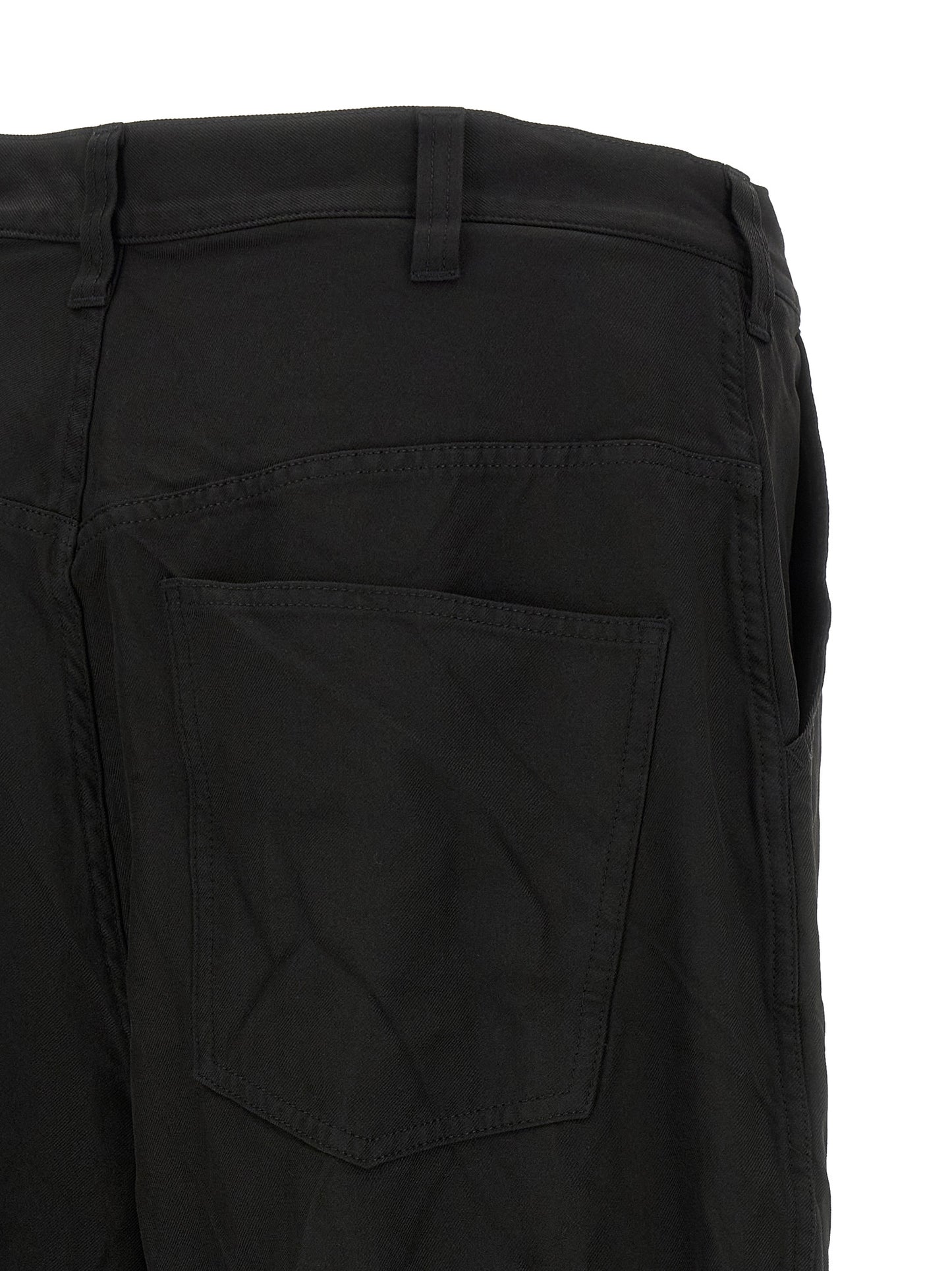 Comme Des Garçons Black Polyester Casual Pants