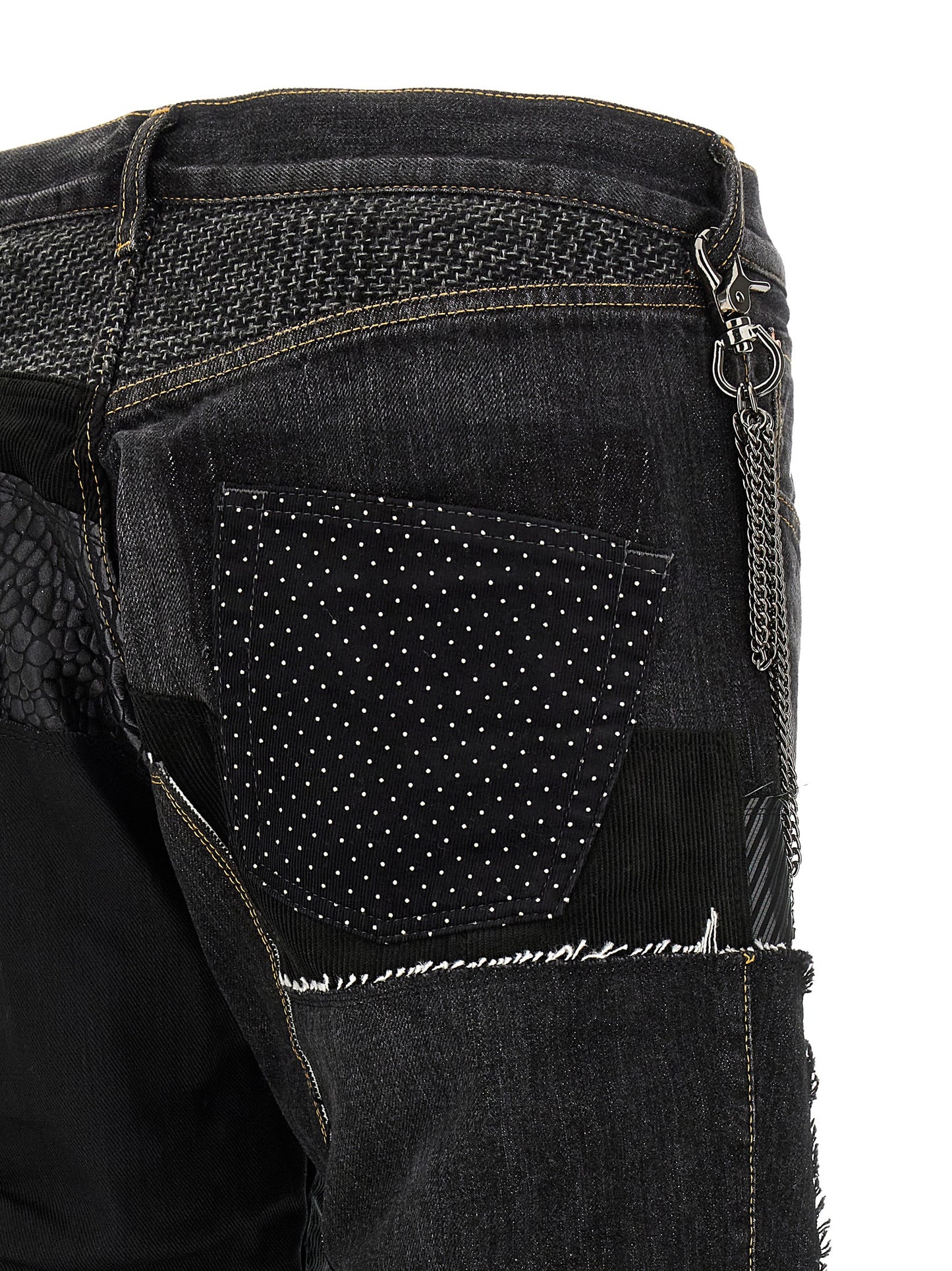 Junya Watanabe Blue Cotton Jeans Denim