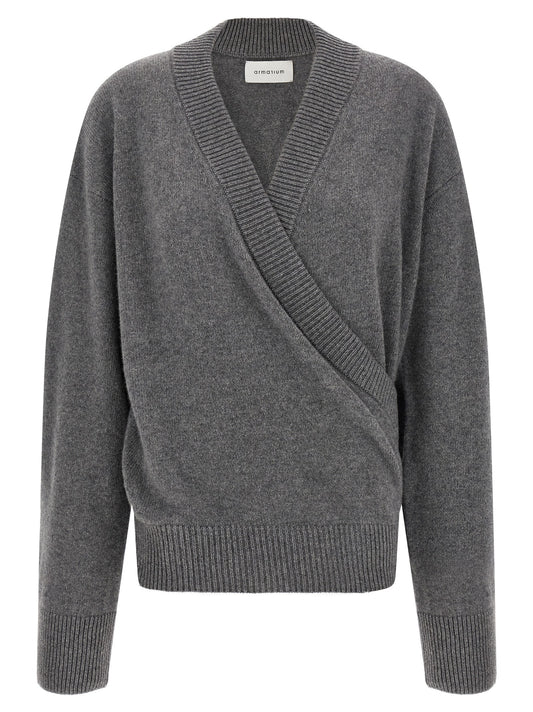 Armarium Gray Wool Cardigan