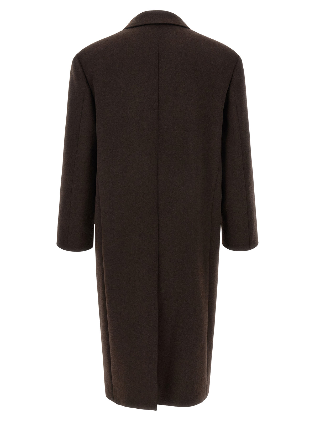 Saint Laurent Brown Wool Coat
