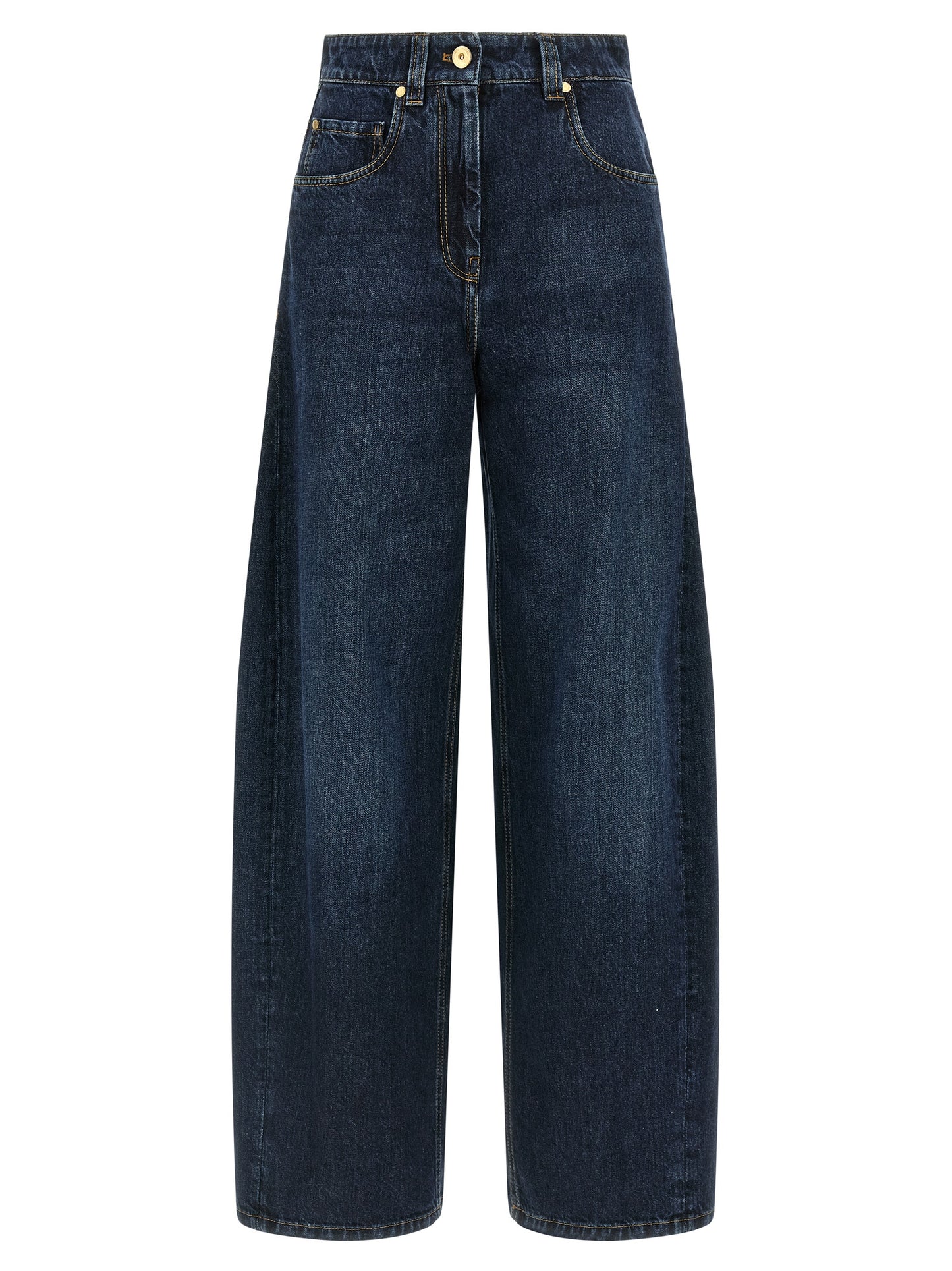 Brunello Cucinelli Blue Cotton Jeans Denim
