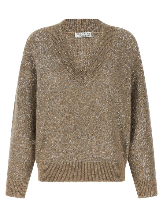 Brunello Cucinelli Beige Polyamide Cardigan