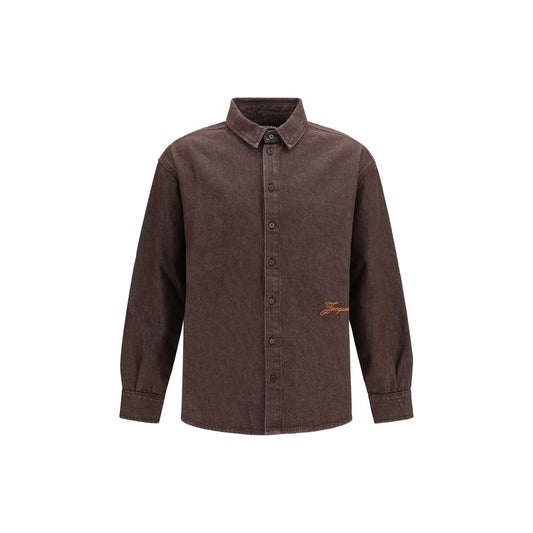 Jacquemus Brown Denim Shirt