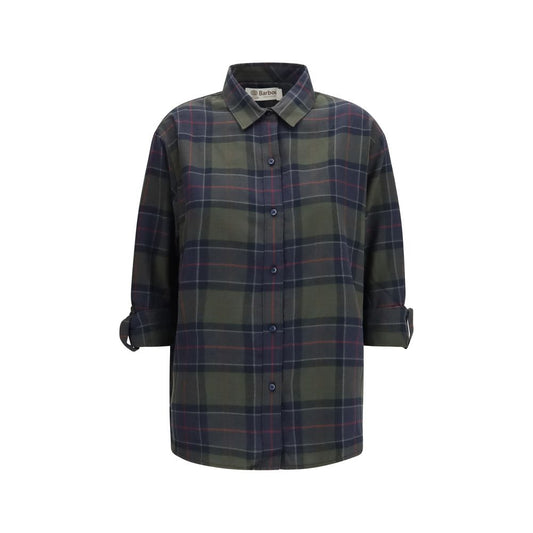Barbour Brown Cotton Pattern Shirt
