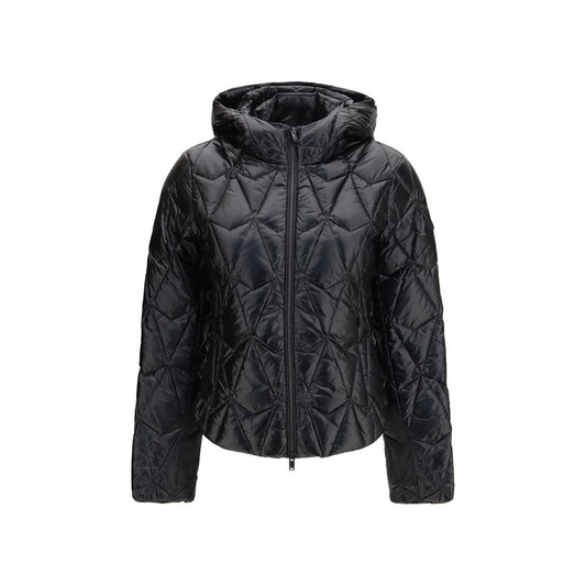 Moose Knuckles Black Nylon Full-Length Jacket