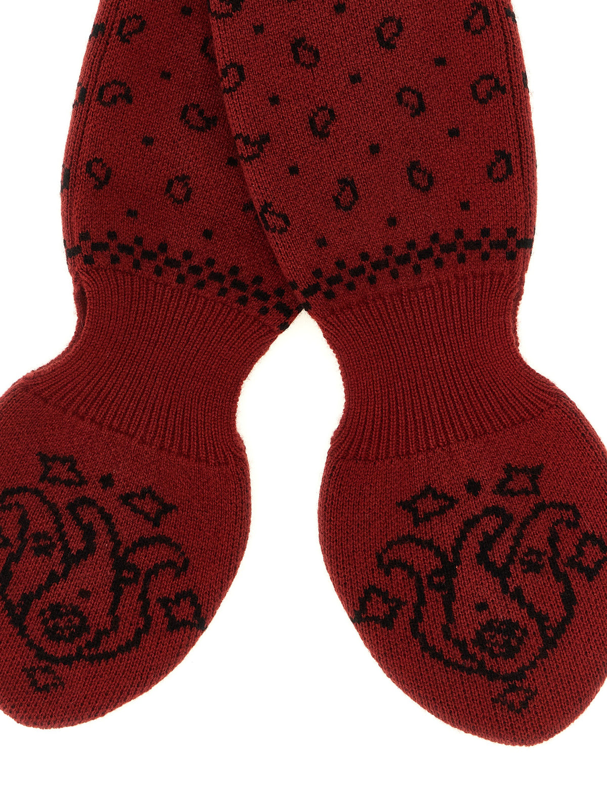 Guest in Residence Red Wool Foulard