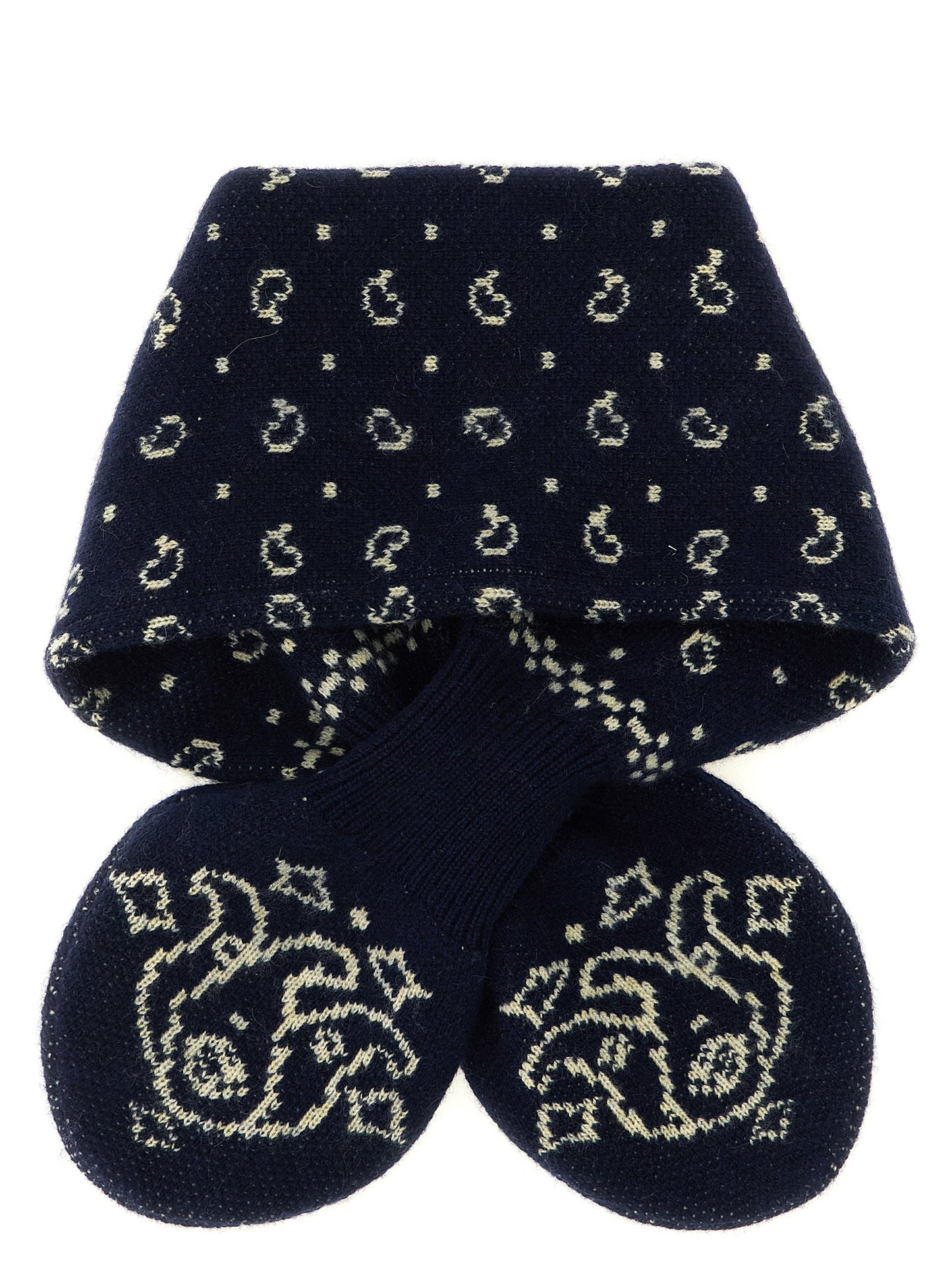 Guest in Residence Blue Wool Foulard