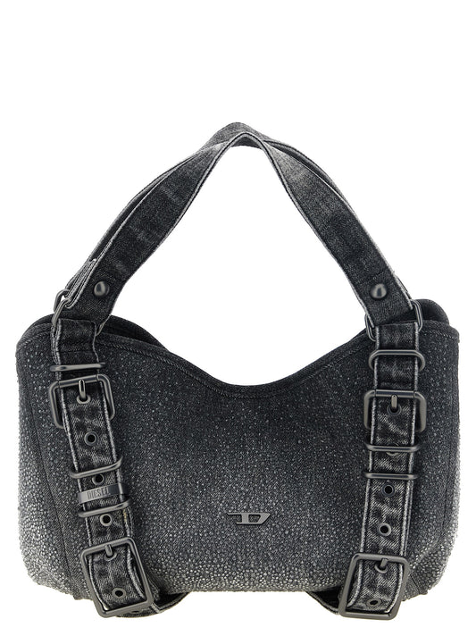 Diesel Black Cotton Handbag