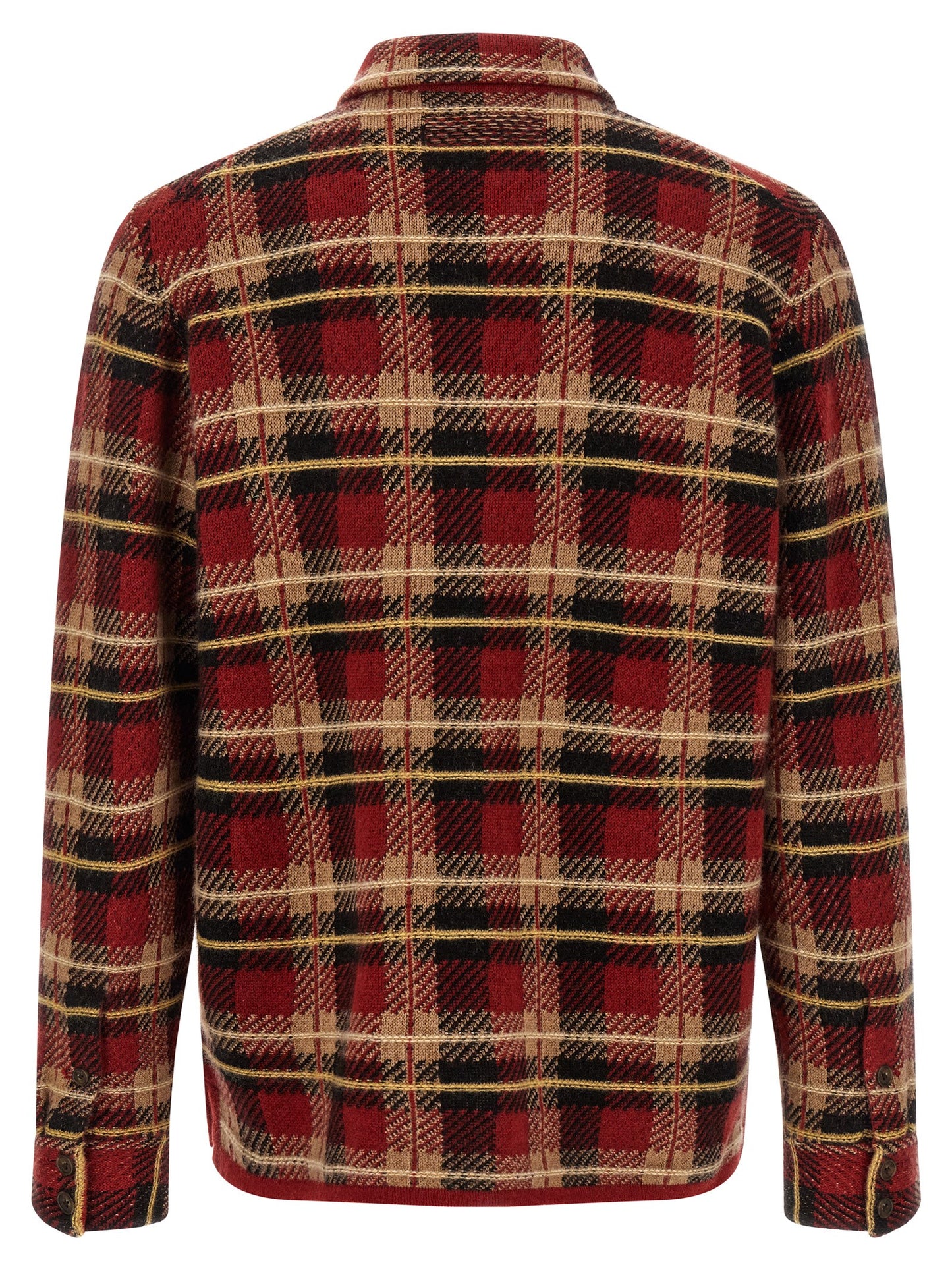Guest in Residence Red Cashmere Blouse