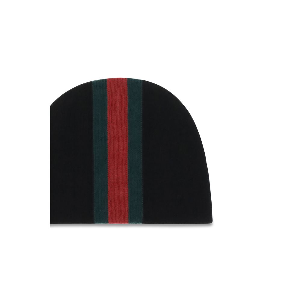 Gucci Black Wool Oves Aries Beanie
