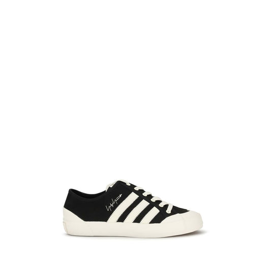 Y-3 Black Fabric Low Top Sneakers