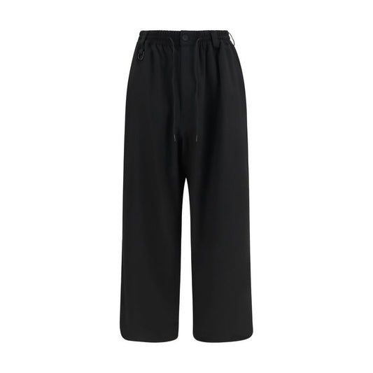 Y-3 Black Wool Oves Aries Casual Pants