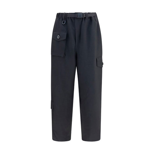 Y-3 Black Polyester Athletic Pants