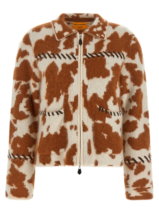 Guest in Residence Brown Cashmere Full-Length Jacket